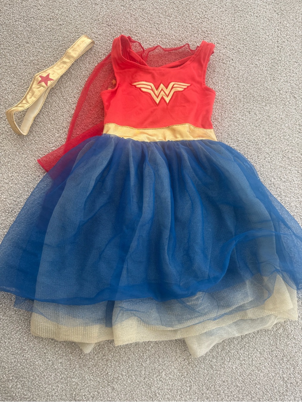 Cutest Tulle Wonder Woman girls costume
